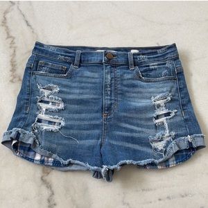 •SP BLACK• High Rise Denim Shorts